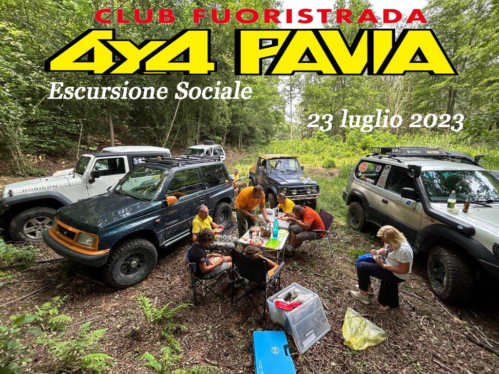 Luglio 2023 Escursione 4x4 Pavia Club Fuoristrada